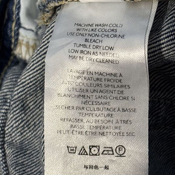 Free People We The Free Women’s 26 Straight Leg Jeans Maggie Distressed Denim - Picture 3 of 16